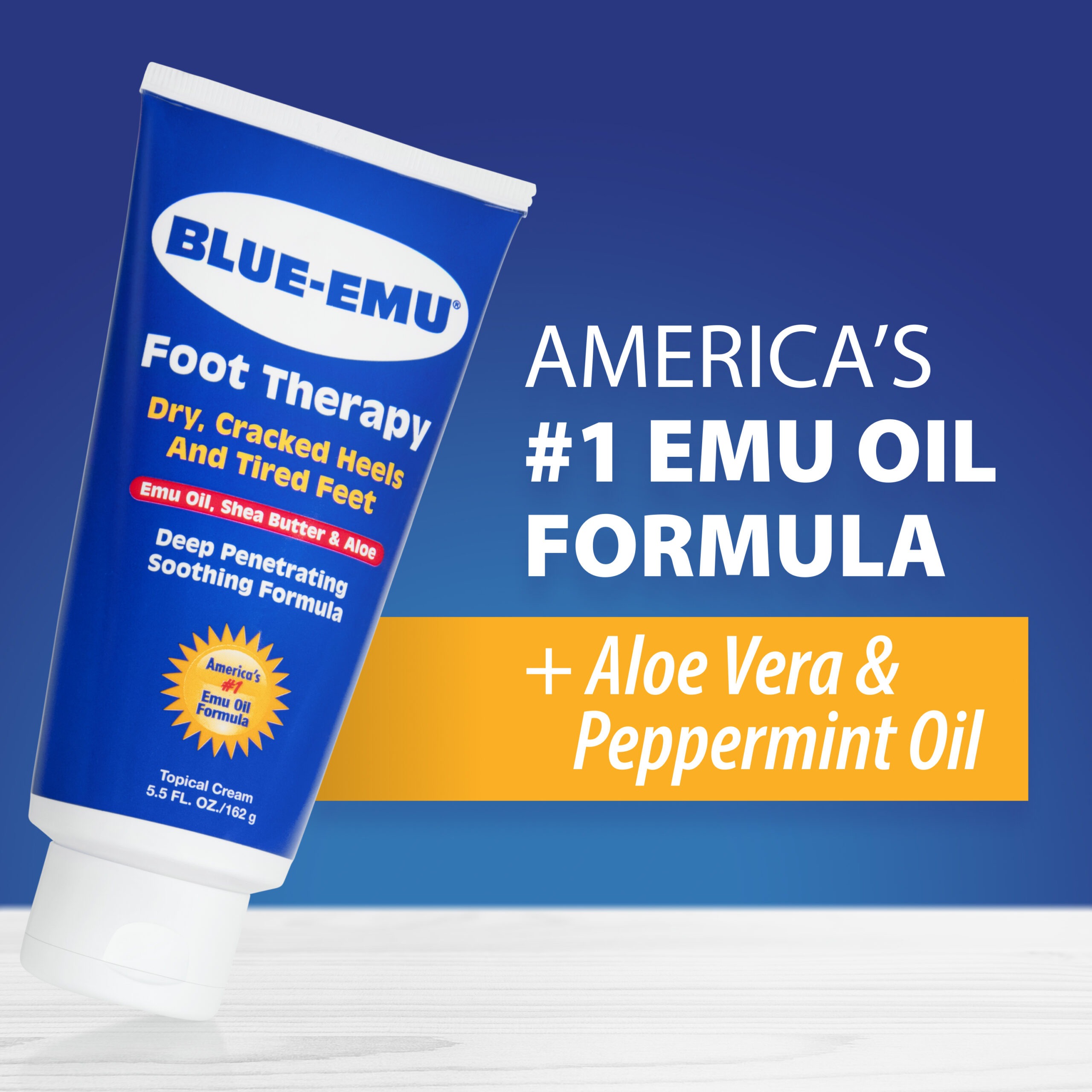 Blue-Emu Topical Cream, Foot Therapy - 5.5 fl oz