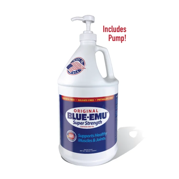 Blue-Emu Original Super Strength Muscle and Joint Cream, 1 Gallon Professional Size